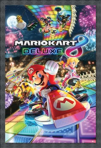 Framed Framed Intergalactic Disco - Mario Kart 8 Deluxe