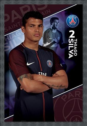 Framed Framed Silva 17/18 - PSG