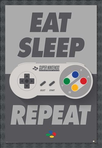 Framed Framed SNES Controller - Nintendo