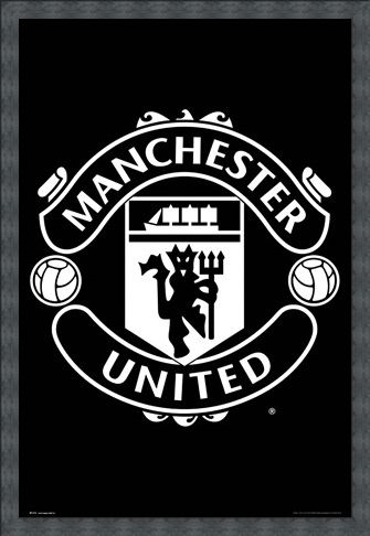 Framed Framed Crest 17-18 - Manchester United