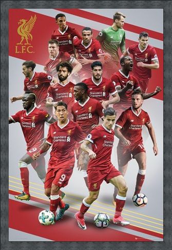 Framed Framed Players 17-18 - Liverpool FC