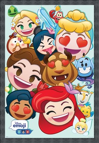 Framed Framed Emoji Princess - Disney