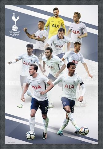 Framed Framed Players 17-18 - Tottenham FC