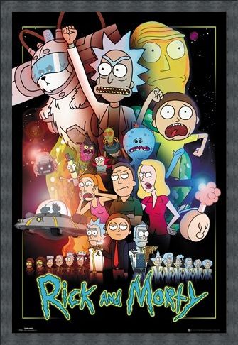 Framed Framed Rick and Morty - Wars