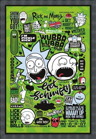 Framed Framed Out Of This World Quotes - Rick and Morty