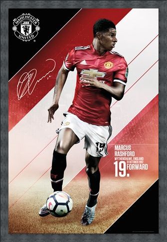Framed Framed Rashford 17-18 - Manchester United