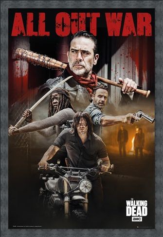 Framed Framed Season 8 Collage - The Walking Dead