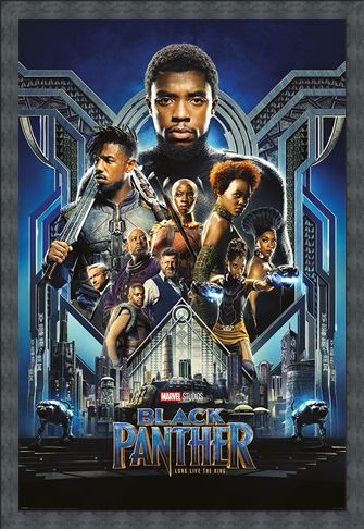 Framed Framed One Sheet - Black Panther