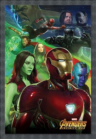 Framed Framed Iron Man - Avengers Infinity War