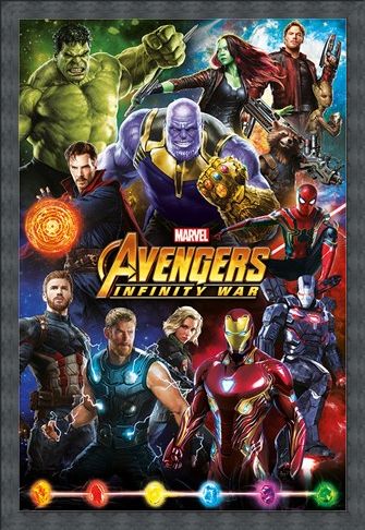 Framed Framed Infinity War Character Montage - Avengers