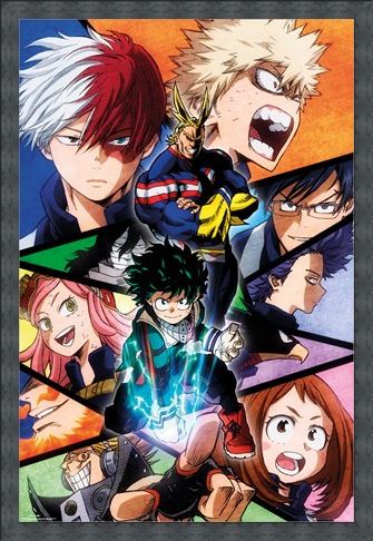 Framed Framed Character Burst - My Hero Academia