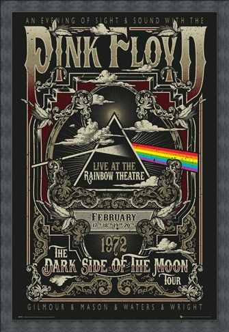 Framed Framed Rainbow Theatre - Pink Floyd