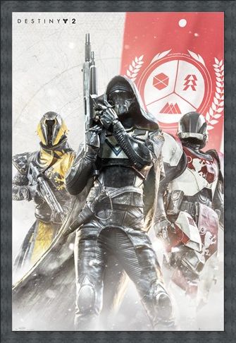 Framed Framed Hunter, Warlock and Titan - Destiny 2