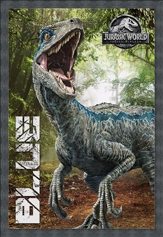 Framed Framed Fallen Kingdom- Blue - Jurassic World