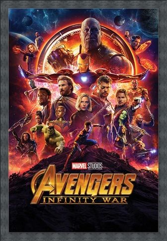Framed Framed Infinity War One Sheet - Avengers