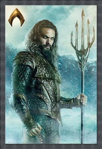 Framed Framed Aquaman Trident - Justice League