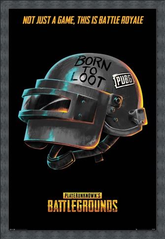 Framed Framed Born To Loot - PUBG