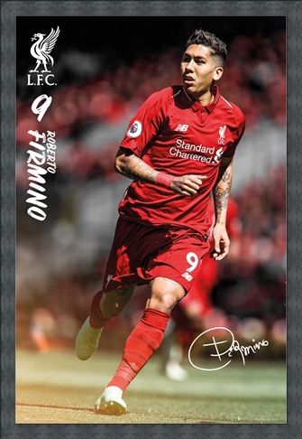 Framed Framed Firmino 18/19 - Liverpool FC