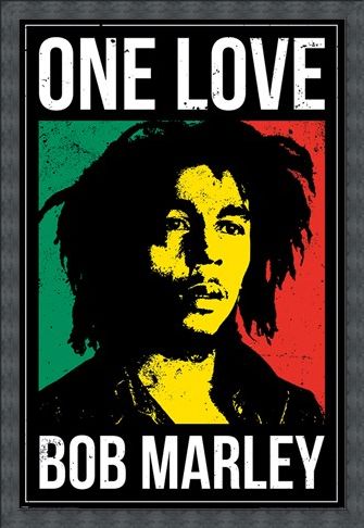 Framed Framed One Love - Bob Marley