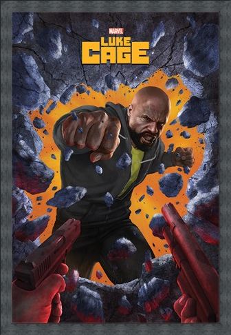 Framed Framed Wall Break - Luke Cage