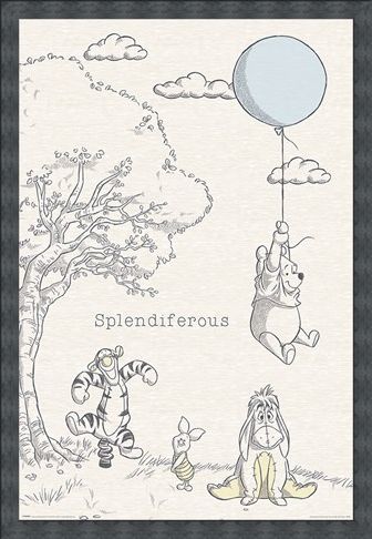 Framed Framed Splendiferous - Winnie the Pooh