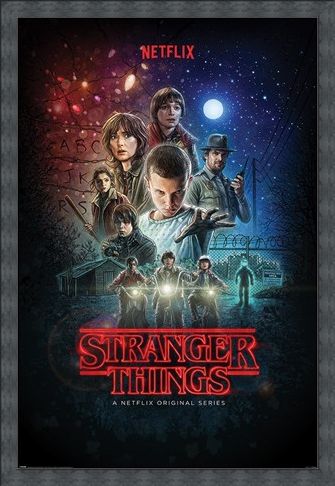 Framed Framed Character Montage - Stranger Things