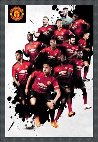 Framed Framed Players 18-19 - Manchester United