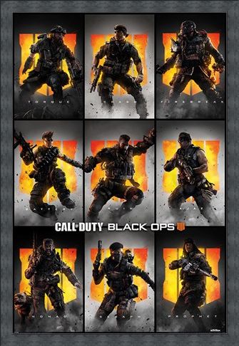 Framed Framed Black Ops 4 Characters - Call Of Duty