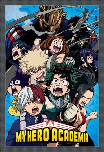 Framed Framed Cobalt Blast Group - My Hero Academia