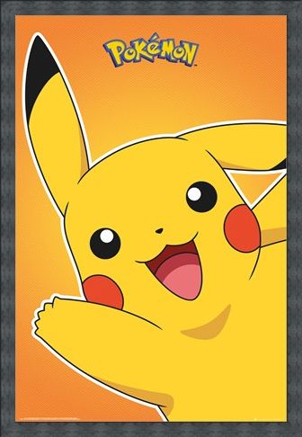 Framed Framed Pikachu - Pokemon