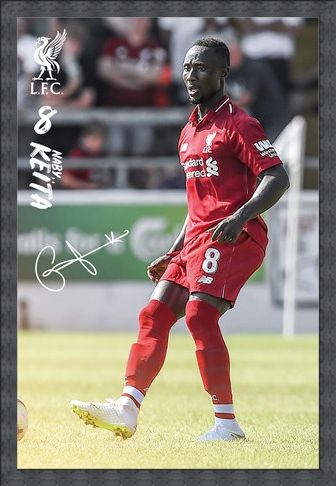 Framed Framed Keita 18-19 - Liverpool
