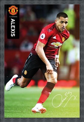 Framed Framed Alexis 18-19 - Manchester United