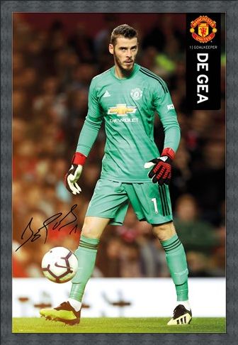 Framed Framed De Gea 18-19 - Manchester United
