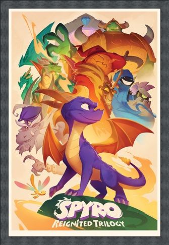 Framed Framed Reignited Trilogy - Spyro The Dragon