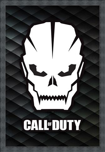 Framed Framed Skull - Call Of Duty