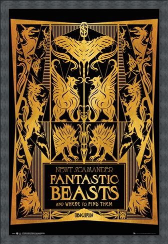 Framed Framed Book Cover - Fantastic Beasts