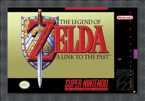 Framed Framed A Link To The Past - The Legend Of Zelda