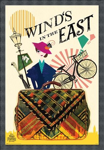 Framed Framed Wind in the East - Mary Poppins Returns