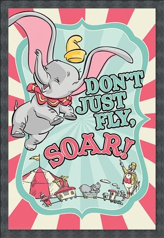 Framed Framed Don't Just Fly, Soar! - Dumbo