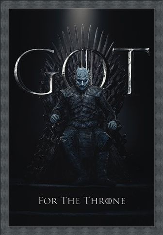 Framed Framed The Night King For The Throne - Game Of Thrones