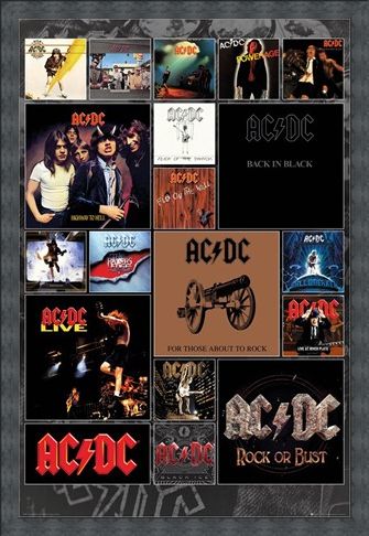 Framed Framed Covers - AC/DC