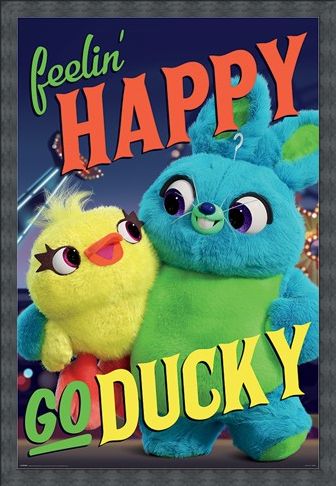 Framed Framed Happy-Go-Ducky - Toy Story 4