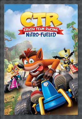 Framed Framed Nitro-Fueled - Crash Team Racing