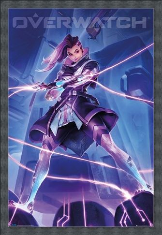 Framed Framed Sombra - Overwatch