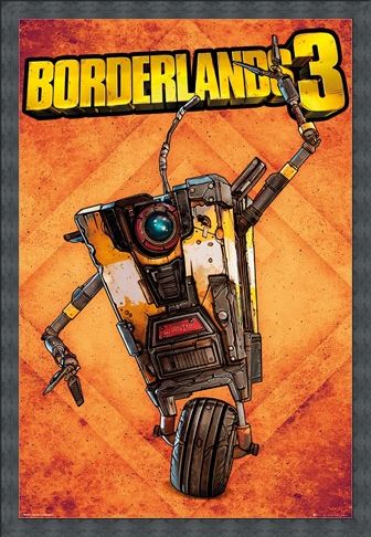 Framed Framed Claptrap - Borderlands 3