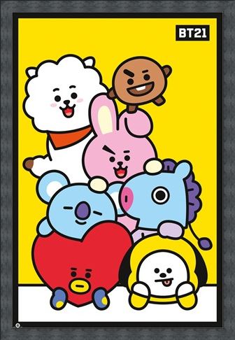 Framed Framed Pileup - BT21