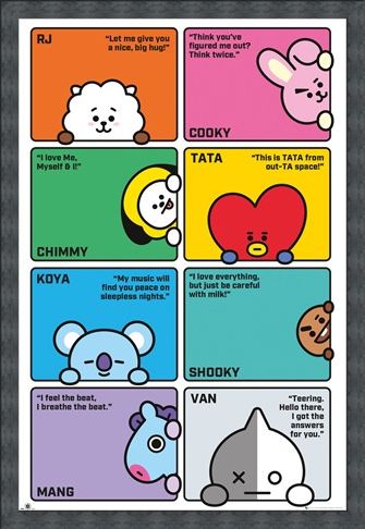Framed Framed Universtar - BT21