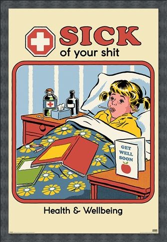 Framed Framed Sick of Your Shit - Steven Rhodes