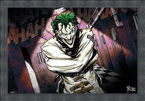Framed Framed Joker Asylum - DC Comics