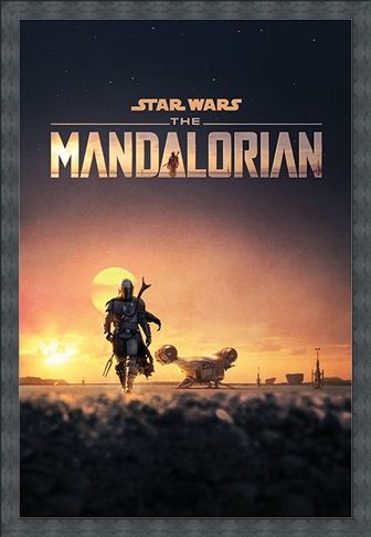 Framed Framed The Mandalorian Dusk - Star Wars